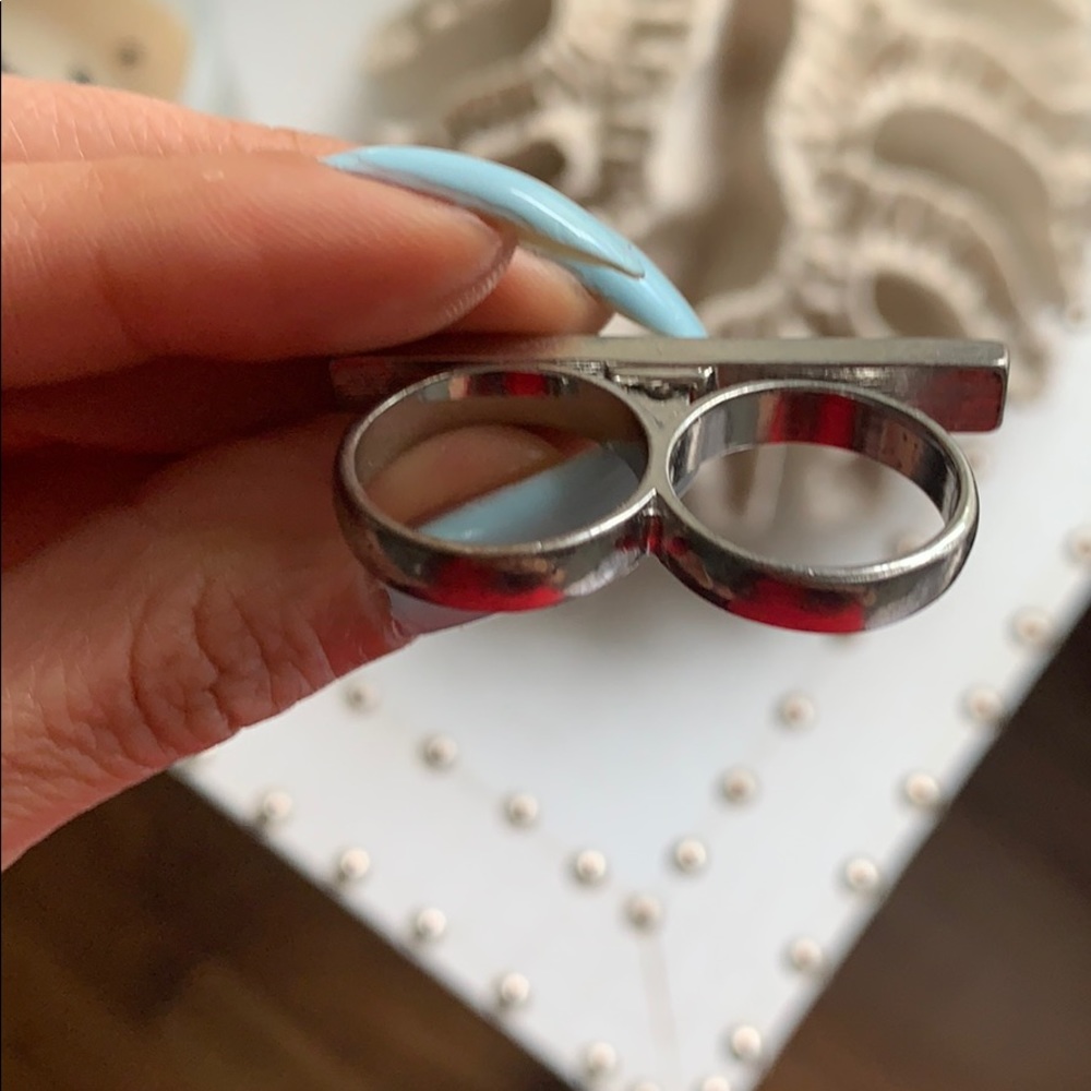 Pearl double ring - Picture 6 of 6